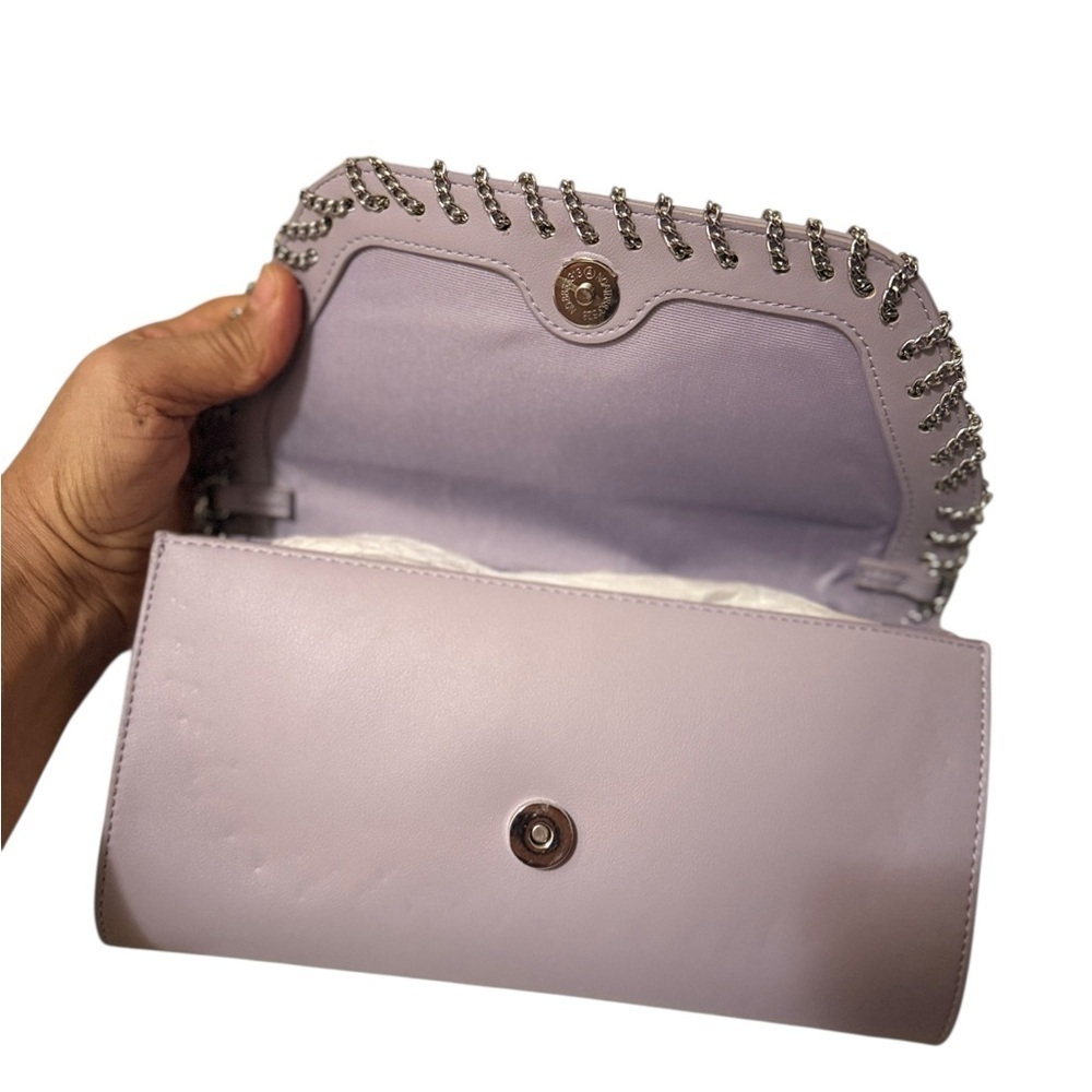 White House Black Market Purple Clutch.  new - Picture 4 of 13